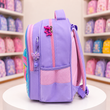 Kids Butterfly Rainbow School Backpack – Purple | Grade 1 –3