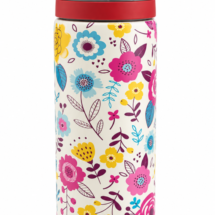 Floral Sports Water Bottle