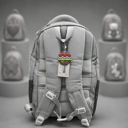 Tuesday Grey School Backpack – 18" × 13"