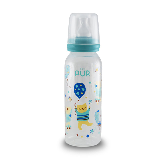 PUR Plastic Feeding Bottle 8oz