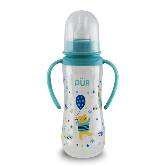 PUR Classic Round Bottle with Handle 9oz/250 ml. Green