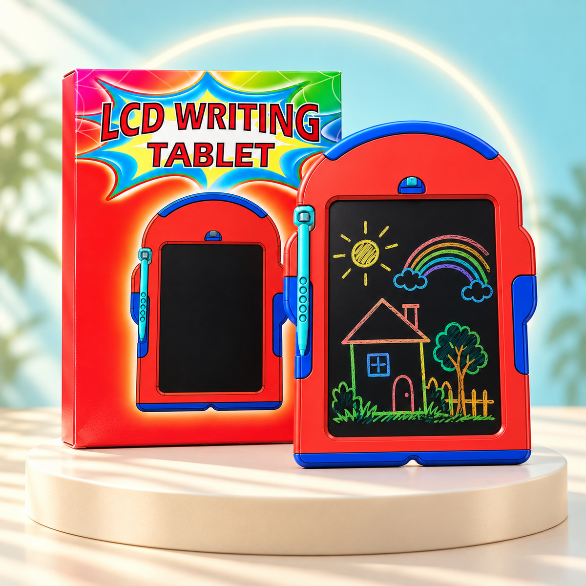 LCD Writing Tablet with Stylus for Kids
