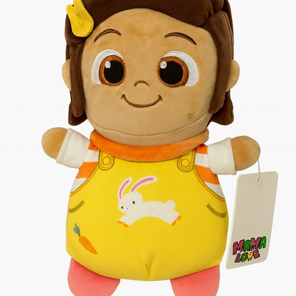 Cute Bunny Apron Plush Doll – Soft & Adorable Stuffed Doll for Kids