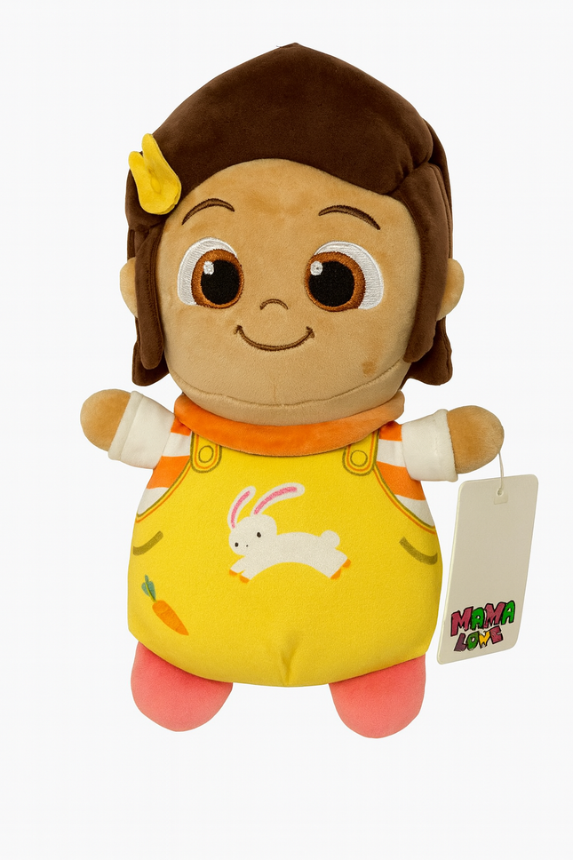 Cute Bunny Apron Plush Doll – Soft & Adorable Stuffed Doll for Kids