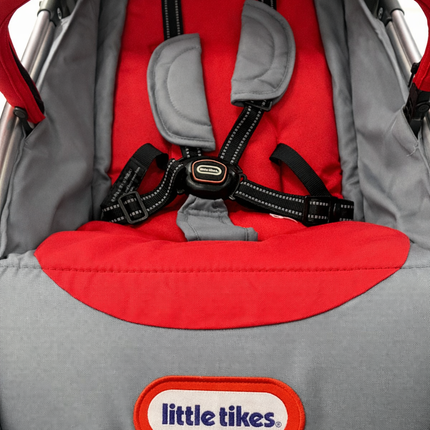 Little Tikes -  Lightweight Baby Stroller with Canopy – Red & Grey