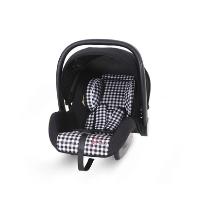 Tinnies Luxury 3-in-1 Baby Infant Car Seat, Carry Cot & Rocker T008 – Black with White