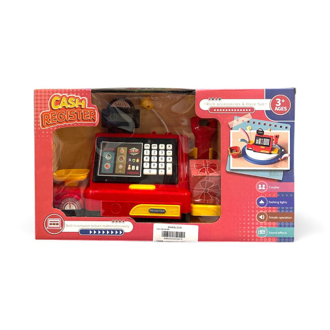 Kids Cash Register Toy – Learning Calculator with Lights, Sound & Accessories 🧾🛒