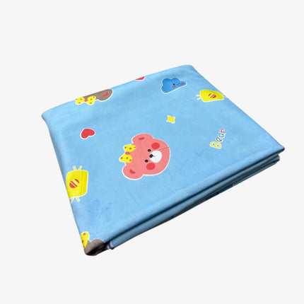 Baby Changing Sheet in Cotton Stuff (150*180cm) Blue