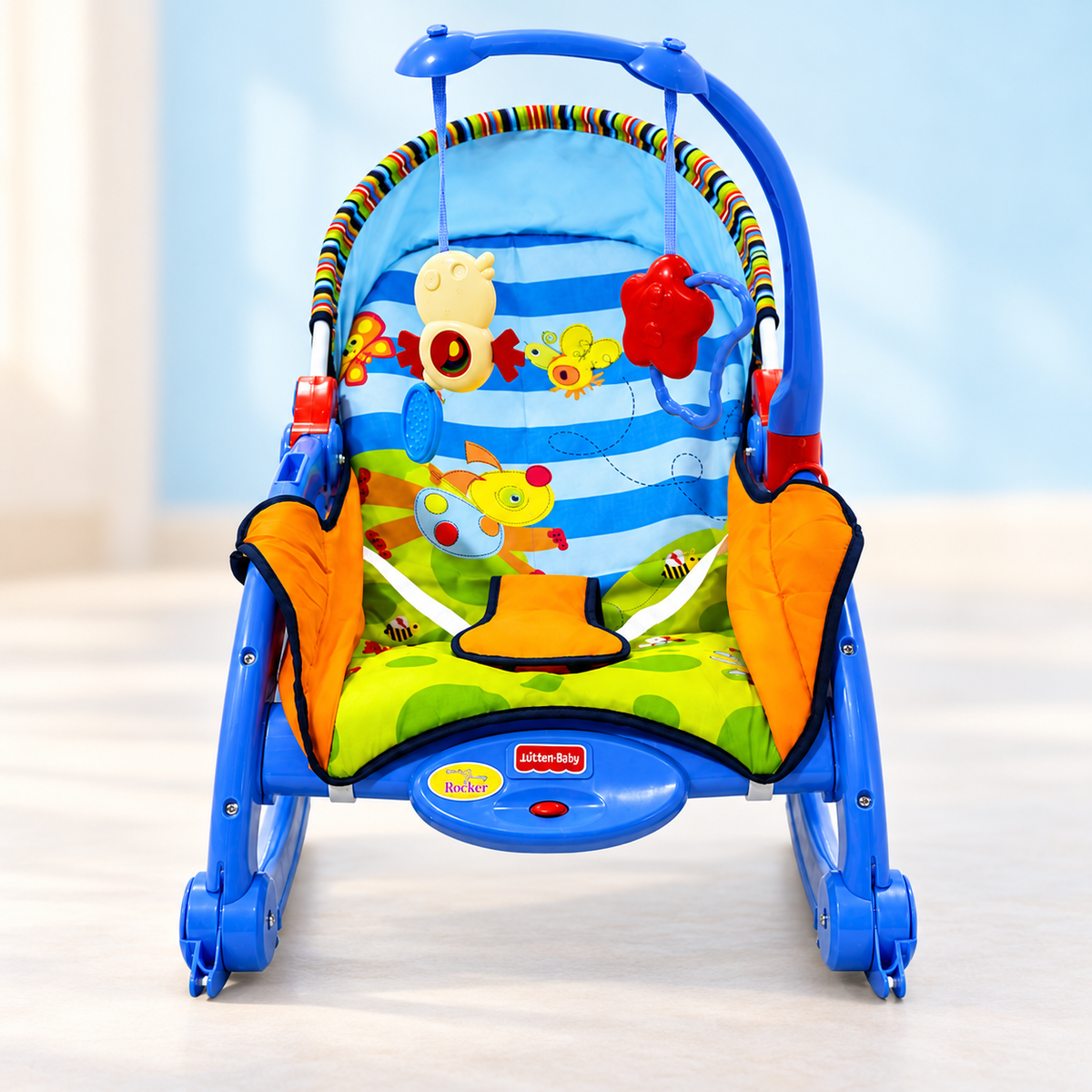 Baby Rocker & Bouncer Chair with Toy Bar