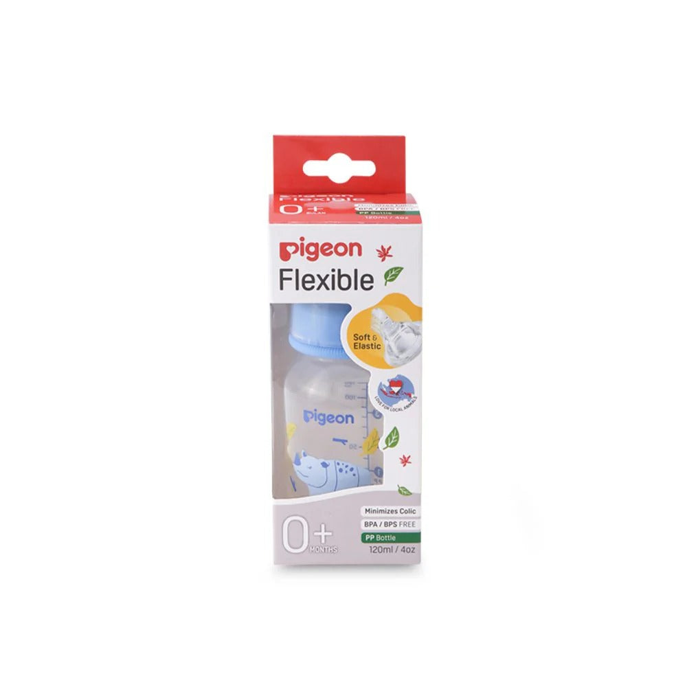 PIGEON COMPACT COLORFUL BABY BOTTLE 0+ MONTHS