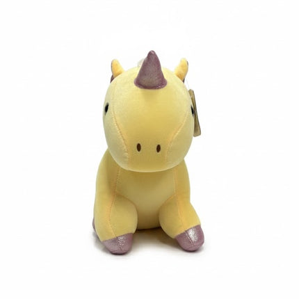 Yellow Unicorn Plush – Soft &amp; Sparkly Stuffed Toy for Kids