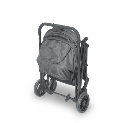 TINNIES BABY STROLLER – BLACK, FOLDABLE WITH REVERSIBLE HANDLE - T107