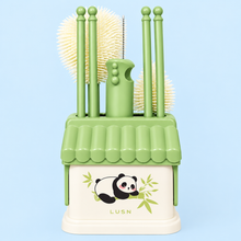 Baby Bottle Brush Set with Built-In Drying Racks
