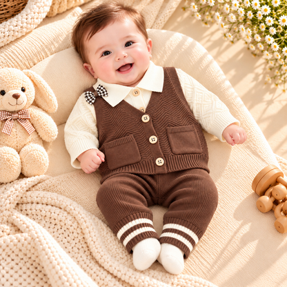 3-Piece Outfit Set – Shirt, Waistcoat & Trousers  KK0253