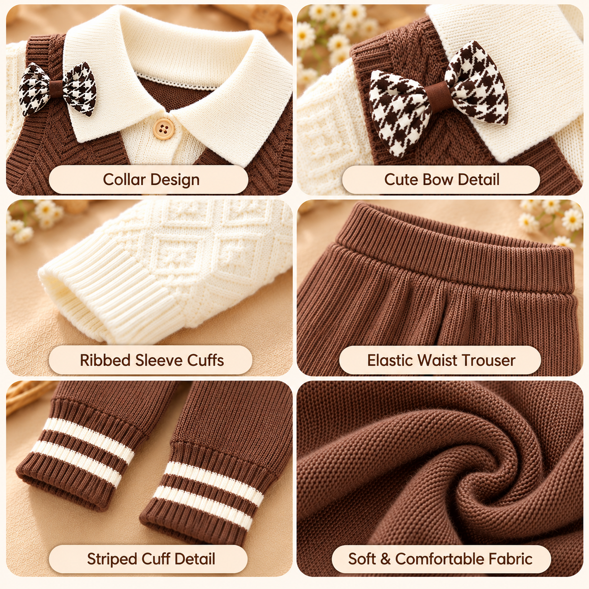 3-Piece Outfit Set – Shirt, Waistcoat & Trousers  KK0253