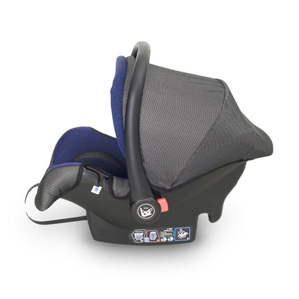 Tinnies COMFORTABLE & SECURE 2-IN-1 BABY CARRIER CAR SEAT - BLUE