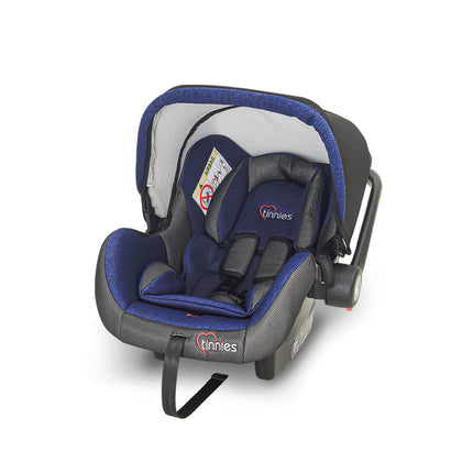 Tinnies COMFORTABLE & SECURE 2-IN-1 BABY CARRIER CAR SEAT - BLUE