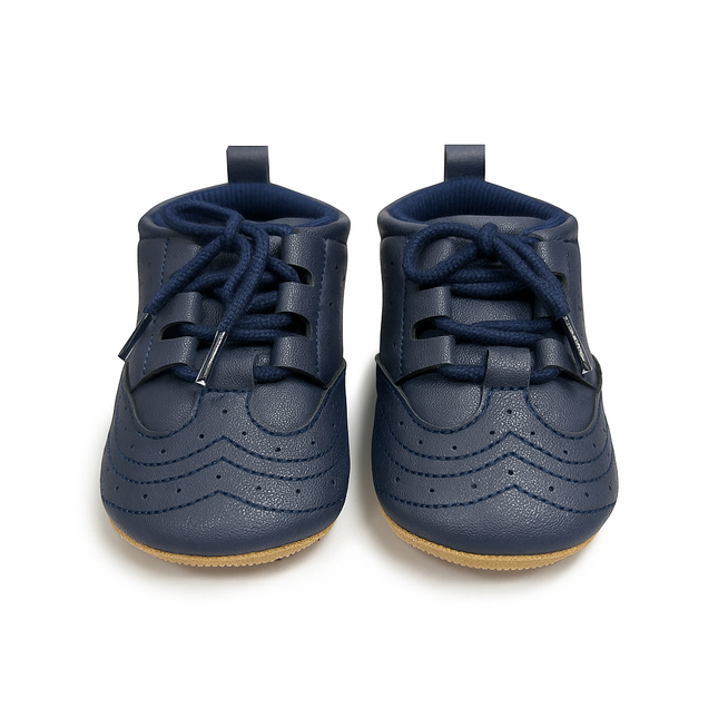 Navy Blue Baby Oxford Shoes – Classic & Comfortable