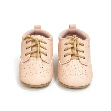 Peach Baby Oxford Shoes – Soft, Elegant & Adorable