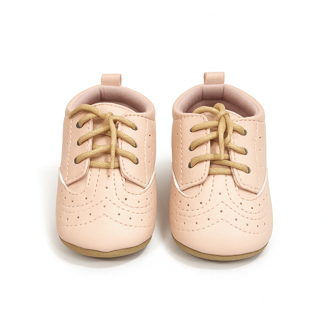 Peach Baby Oxford Shoes – Soft, Elegant & Adorable