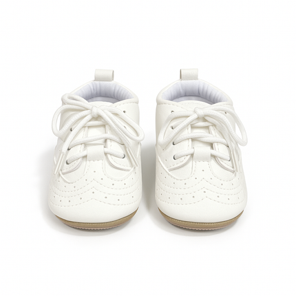 Classic White Baby Oxford Shoes – Soft & Stylish