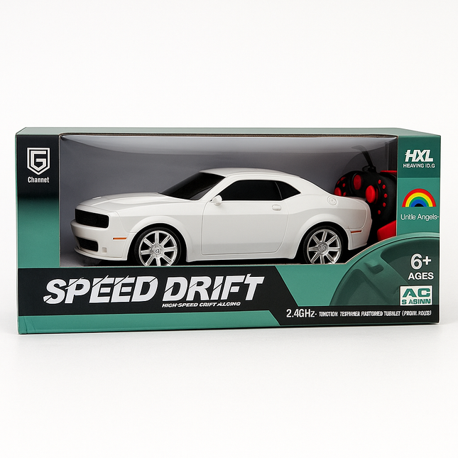 Speed Drift RC Car – High-Speed Remote Control Racing Car for Kids (2.4GHz, Rechargeable, 6+ Years)