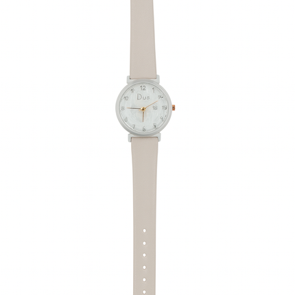 Beige Kids Analog Watch – Soft Strap | Simple & Elegant Design