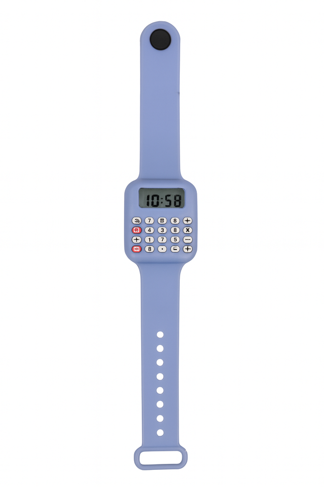 Kids Digital Calculator Watch – Blue | Fun & Educational