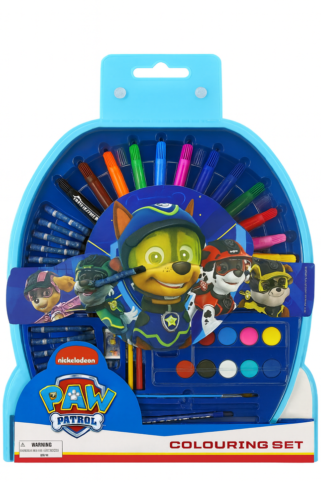 PAW Patrol Colouring Set – Complete Kids Art & Drawing Kit (Blue)