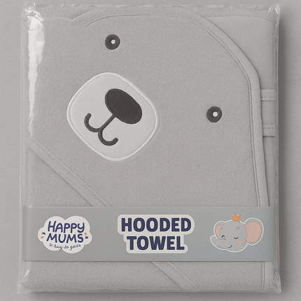 Happy Mums Hooded Towel – Soft, Cozy & Adorably Cute