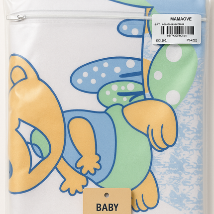 Cute Cartoon Bear Baby Diaper Changing Sheet – Soft, Waterproof & Travel-Friendly