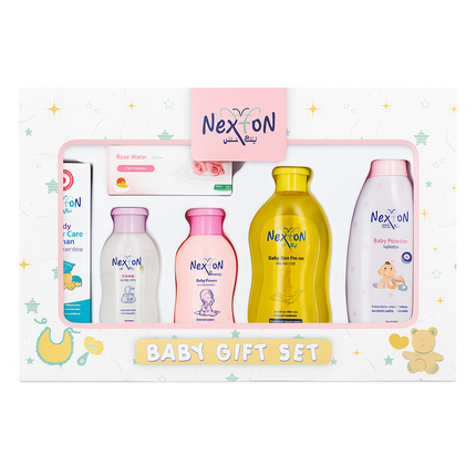 Nexton Baby Gift Set – Complete Newborn Care Kit (6-in-1)