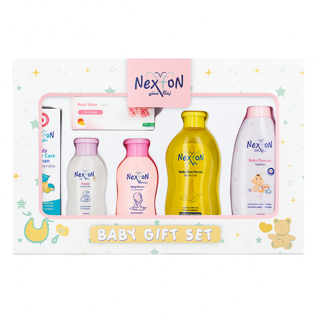 Nexton Baby Gift Set – Complete Newborn Care Kit (6-in-1)