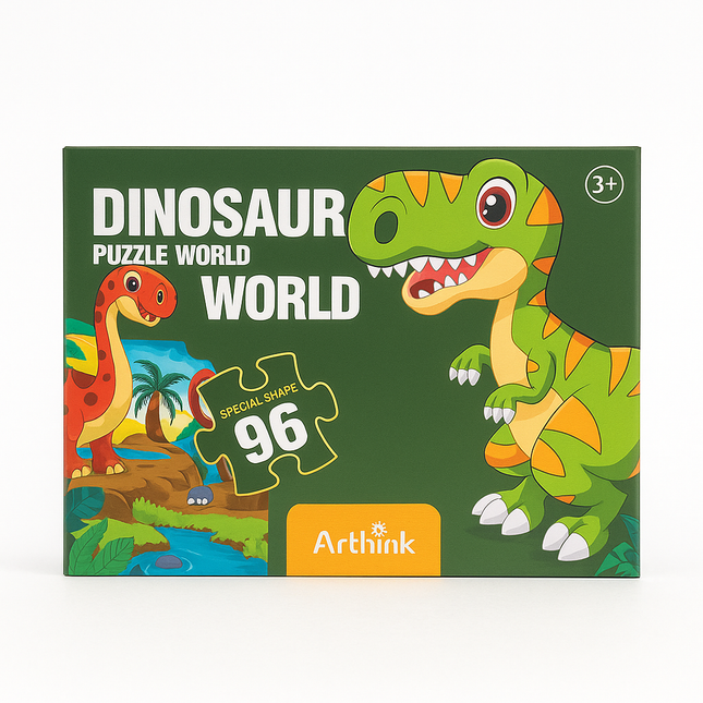 Dinosaur Puzzle World – 96 Pcs | Educational Learning Toy Ages 3+