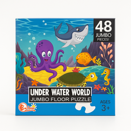 Under Water World Jumbo Floor Puzzle – 48 Jumbo Pieces Ages 3+
