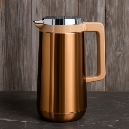 Eagle Vacuum Flask 1.0L – Hot & Cold Thermos – Metallic Bronze Finish