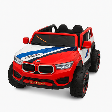 Kids Electric Ride-On Sports Jeep – 12V Battery, LED Lights, Music, Remote Control
