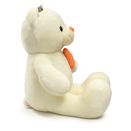 Giant White Teddy Bear with Heart – “Love You” Plush Toy
