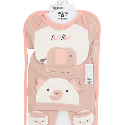 7 Pcs Baby Gift Set (0–6 Months) – Soft Cotton Essentials Box