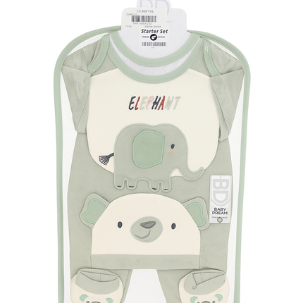 7 Pcs Baby Gift Set (0–6 Months) – Soft Cotton Essentials Box