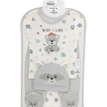 7 Pcs Baby Gift Set (0–6 Months) – Soft Cotton Essential