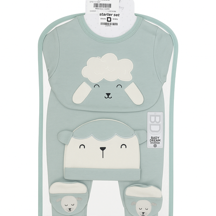 Disney Newborn 8 Pcs Starter Set Suit by Mamalove (0–6 Months) – Soft Cotton