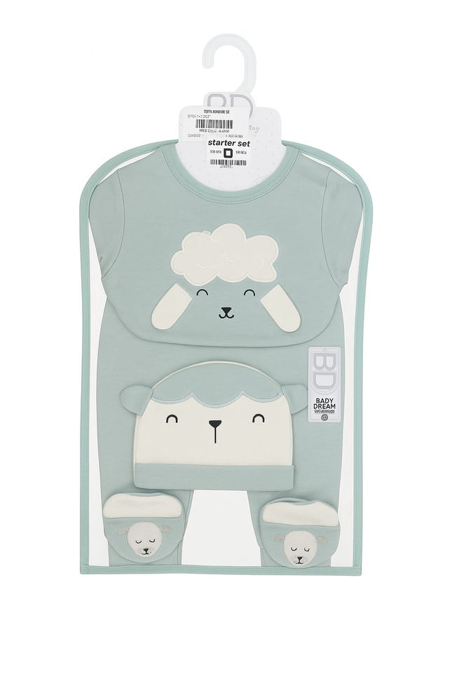 Disney Newborn 8 Pcs Starter Set Suit by Mamalove (0–6 Months) – Soft Cotton