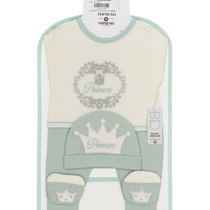 7 Pcs Baby Gift Set (0–6 Months) – Soft Cotton Essential