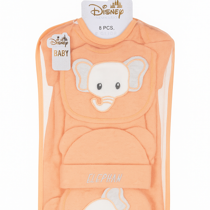 Disney Newborn 8 Pcs Starter Set Suit by Mamalove (0–6 Months) – Soft Cotton