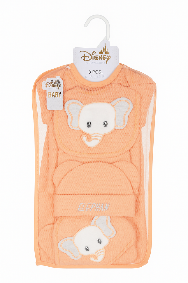 Disney Newborn 8 Pcs Starter Set Suit by Mamalove (0–6 Months) – Soft Cotton