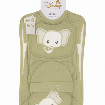 Disney Newborn 8 Pcs Starter Set Suit by Mamalove (0–6 Months) – Soft Cotton