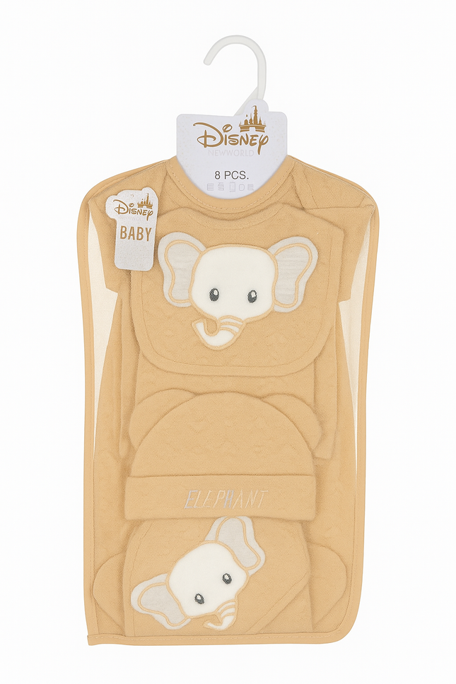 Disney Newborn 8 Pcs Starter Set Suit by Mamalove (0–6 Months) – Soft Cotton