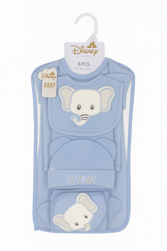 Disney Newborn 8 Pcs Starter Set Suit by Mamalove (0–6 Months) – Soft Cotton
