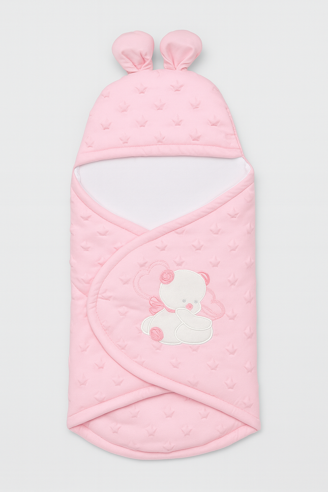 Baby Pink Swaddle Wrap Size Newborn To 9 Month